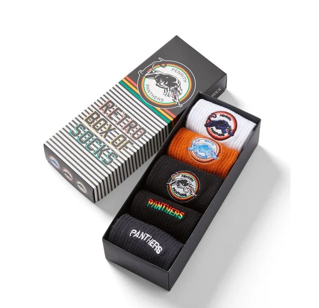 Penrith Panthers Retro Box Of Socks