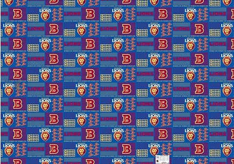 Brisbane Lions Wrapping Paper
