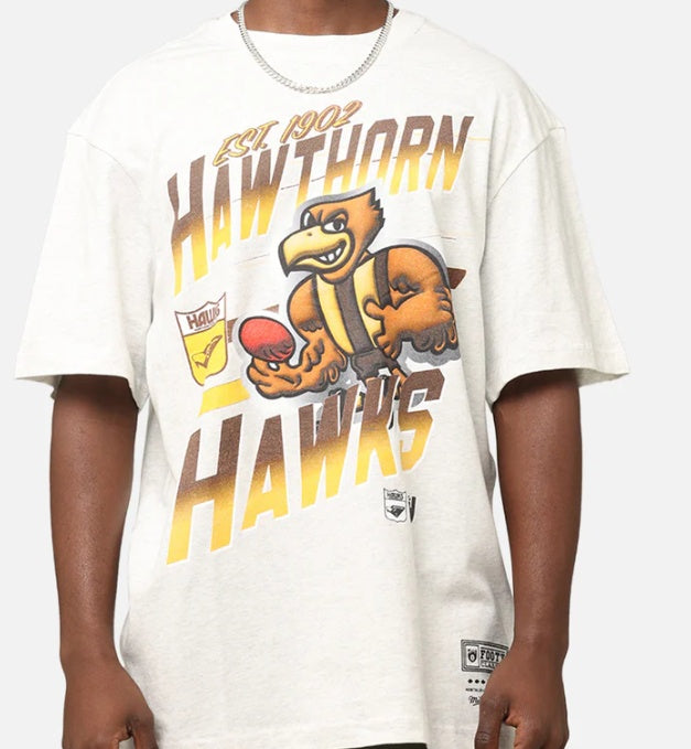 Hawthorn Hawks Mitchell & Ness Character Tee-
