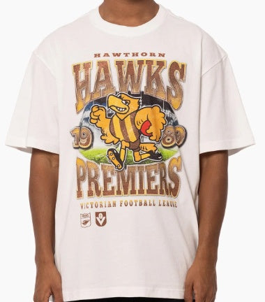 Hawthorn Hawks Mitchell & Ness Mascot Tee