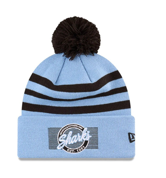 Cronulla Sharks New Era Badged Beanie