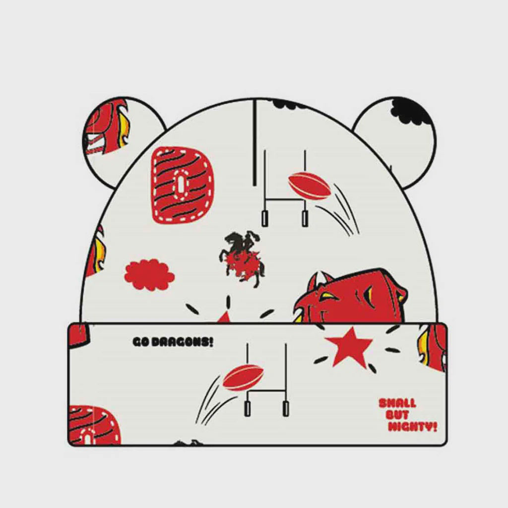 St George Illawarra Dragons Baby Cloud Beanie