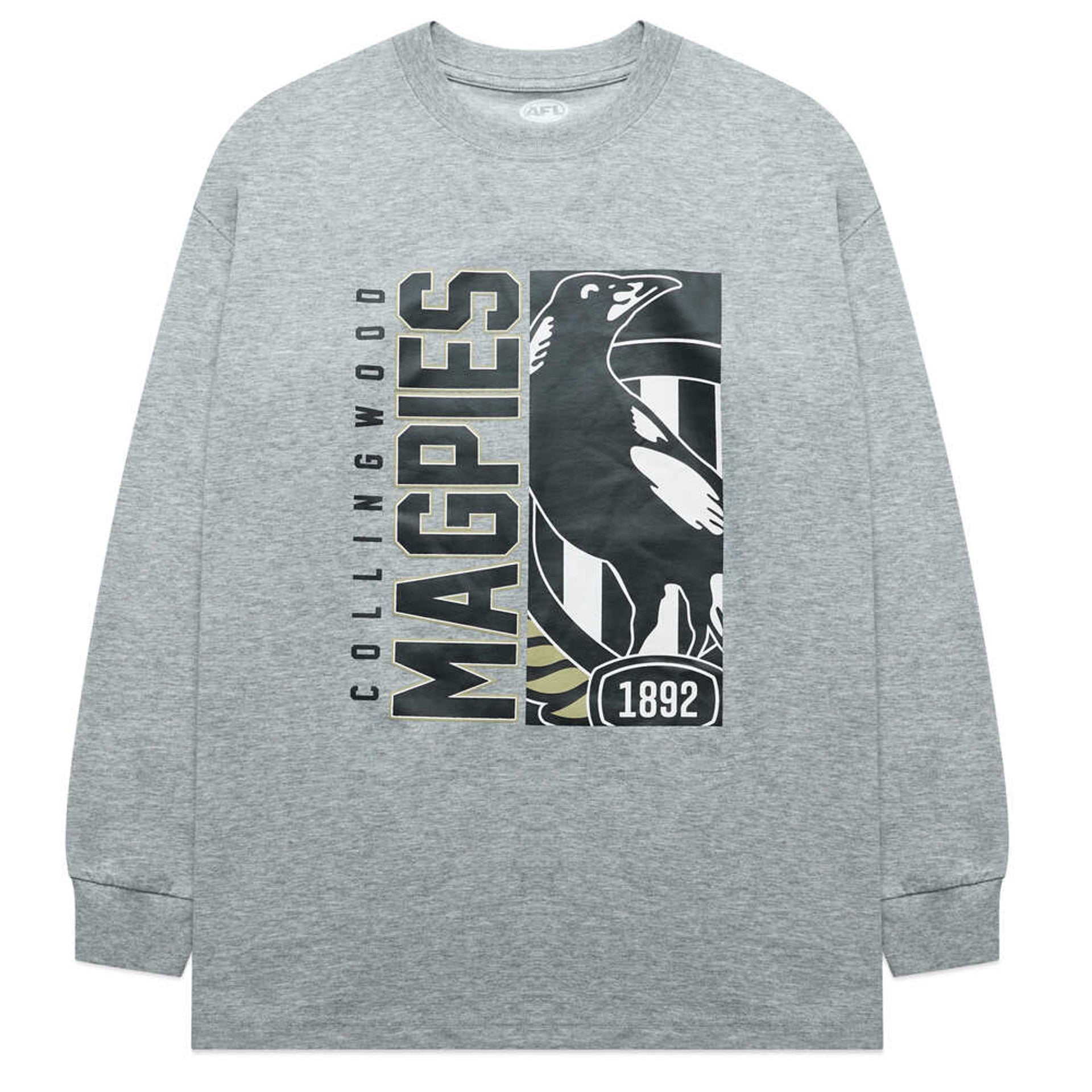 Collingwood Magpies Youth Long Sleeve Tee