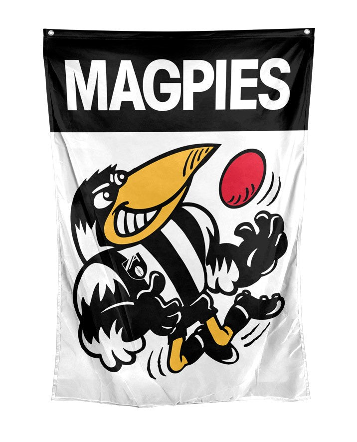 Collingwood Magpies Retro Wall Flag