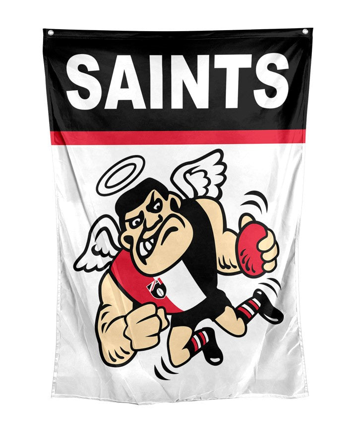 St Kilda Saints Retro Wall Flag