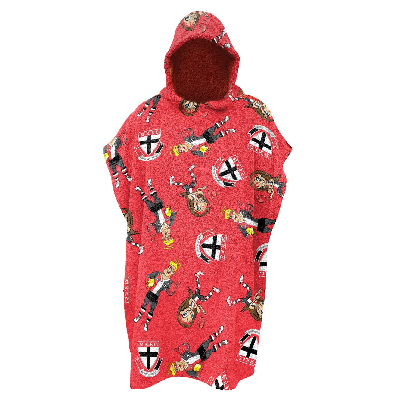 St Kilda Saints Youth Hooded Beach Towel