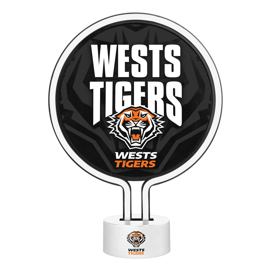 West Tigers Neon Light
