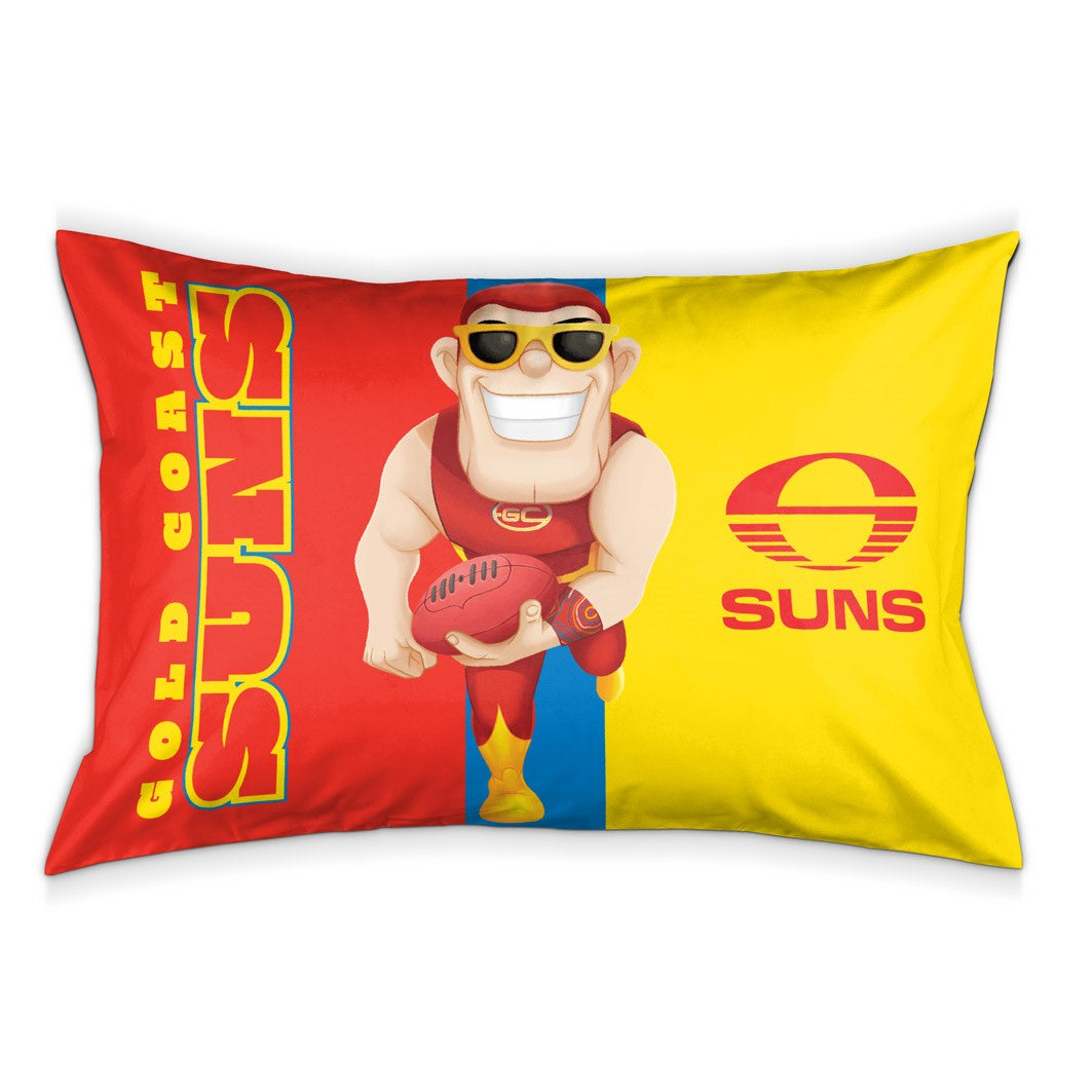 Gold Coast Suns  Pillowcase