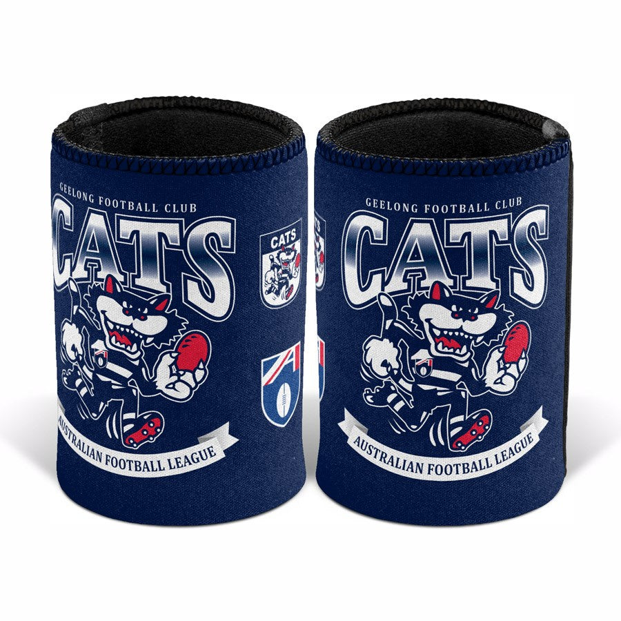 Geelong Cats Retro Can Cooler