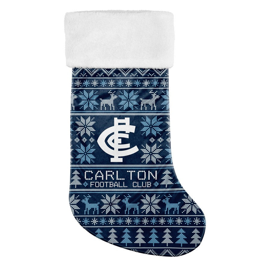 Carlton Blues Jumbo Christmas  Stocking