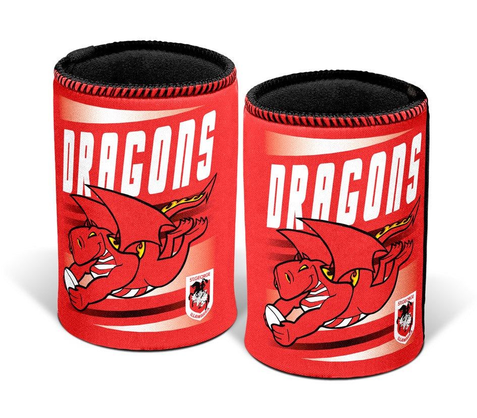 St Geoge Illawarra Dragons Retro Can Cooler
