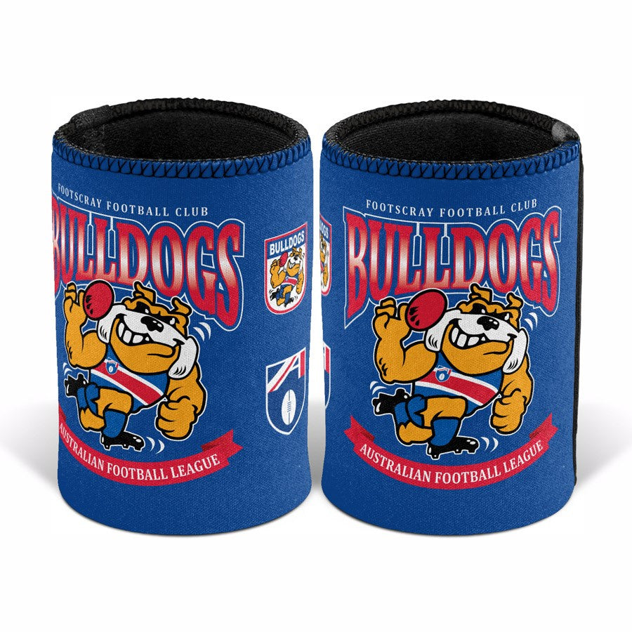 Western Bulldogs Retro Can Cooler