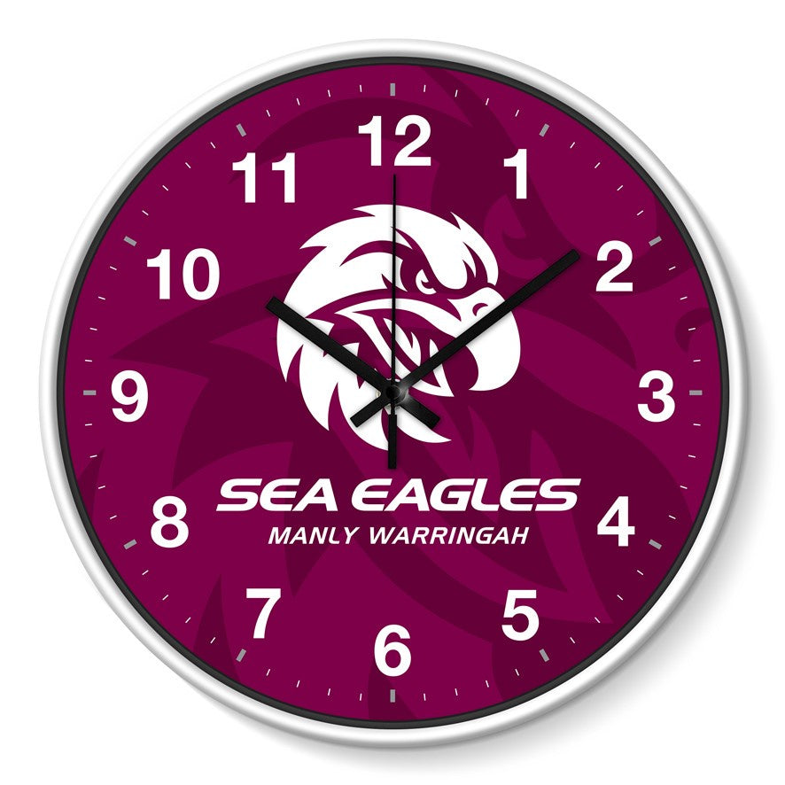 Manly Sea Eagles Wall Clock