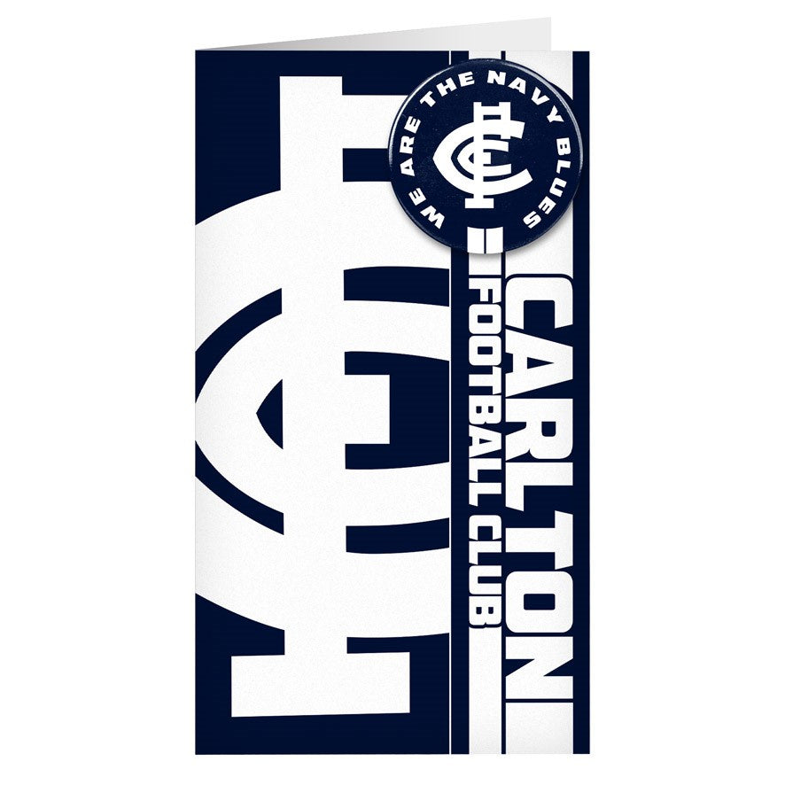 Carlton Blues Badge Card