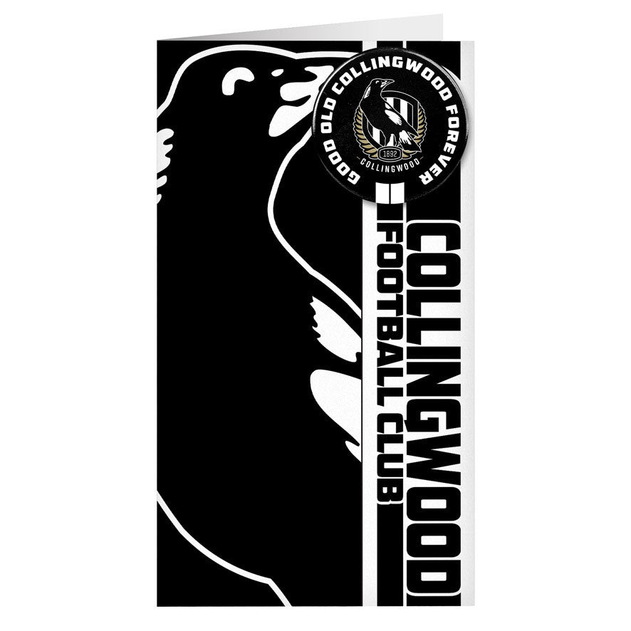 Collingwood Magpies Badge Card
