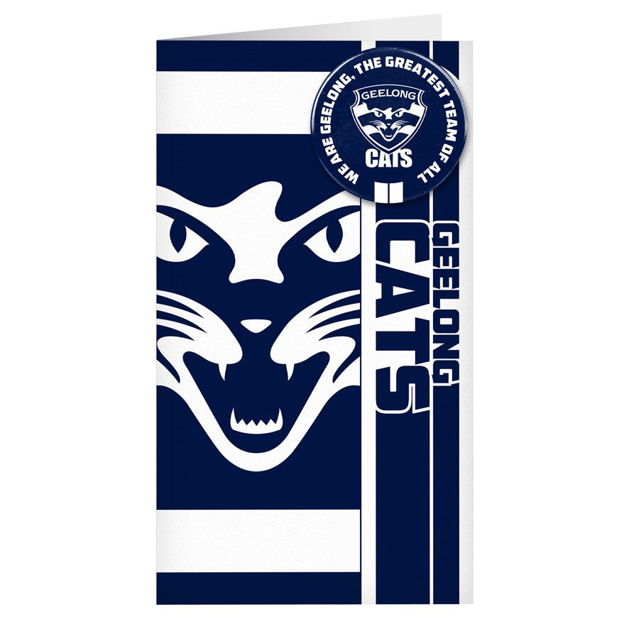 Geelong Cats Badge Card