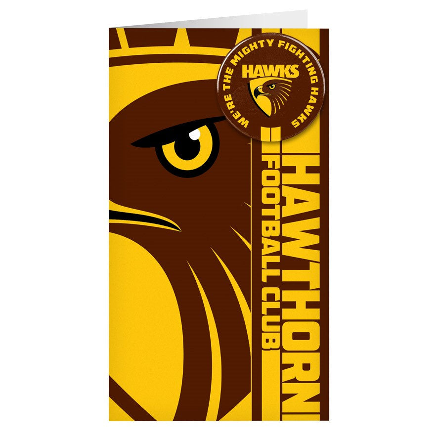 Hawthorn Hawks Badge Card
