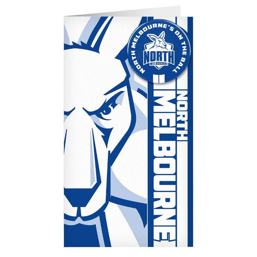North Melbourne Kangaroos Badge Card