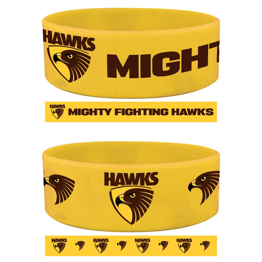 Hawthorn Hawks Wrist Bands