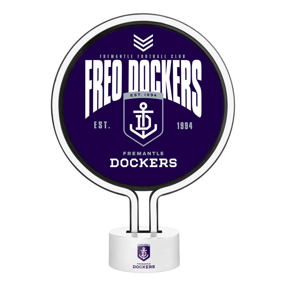 Fremantle Dockers Neon Light