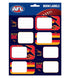 Adelaide Crows Book Labels