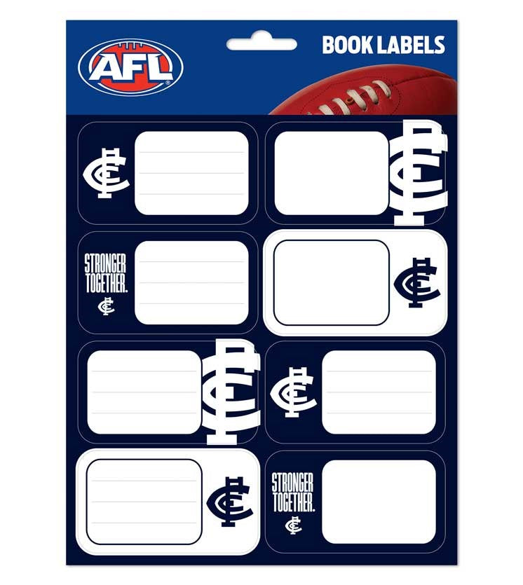 Carlton Blues Book Labels