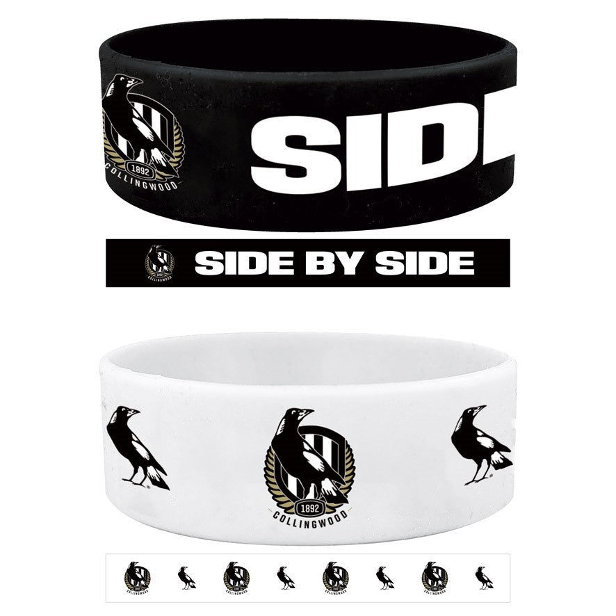 Collingwood Magpies Wrist Bands