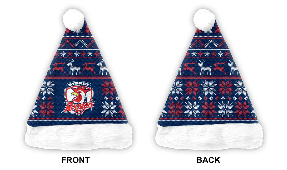 Sydney Roosters Christmas Santa Hat