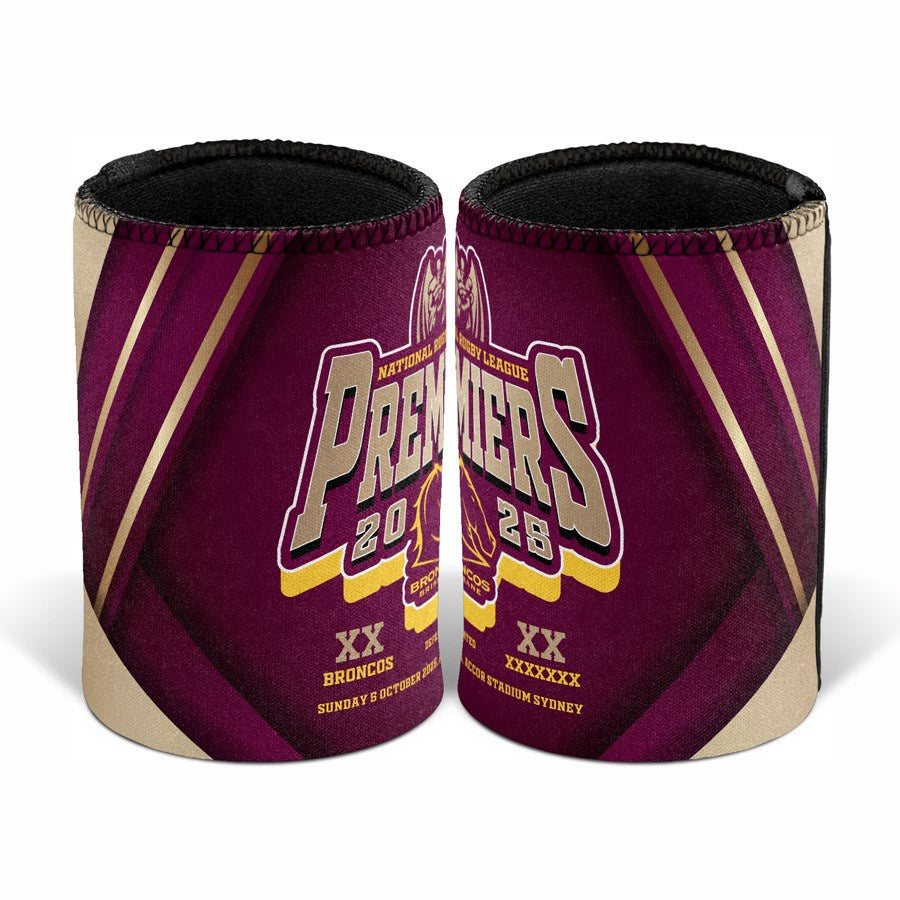 Brisbane Broncos 2025 Premiers Can Cooler