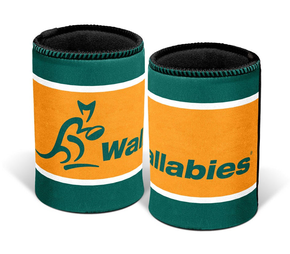 Wallabies Can Cooler - Logo