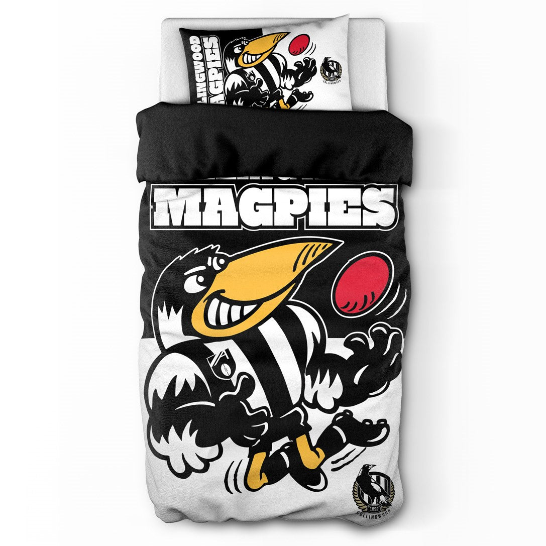 Collingwood Magpies Single Quilt Cover