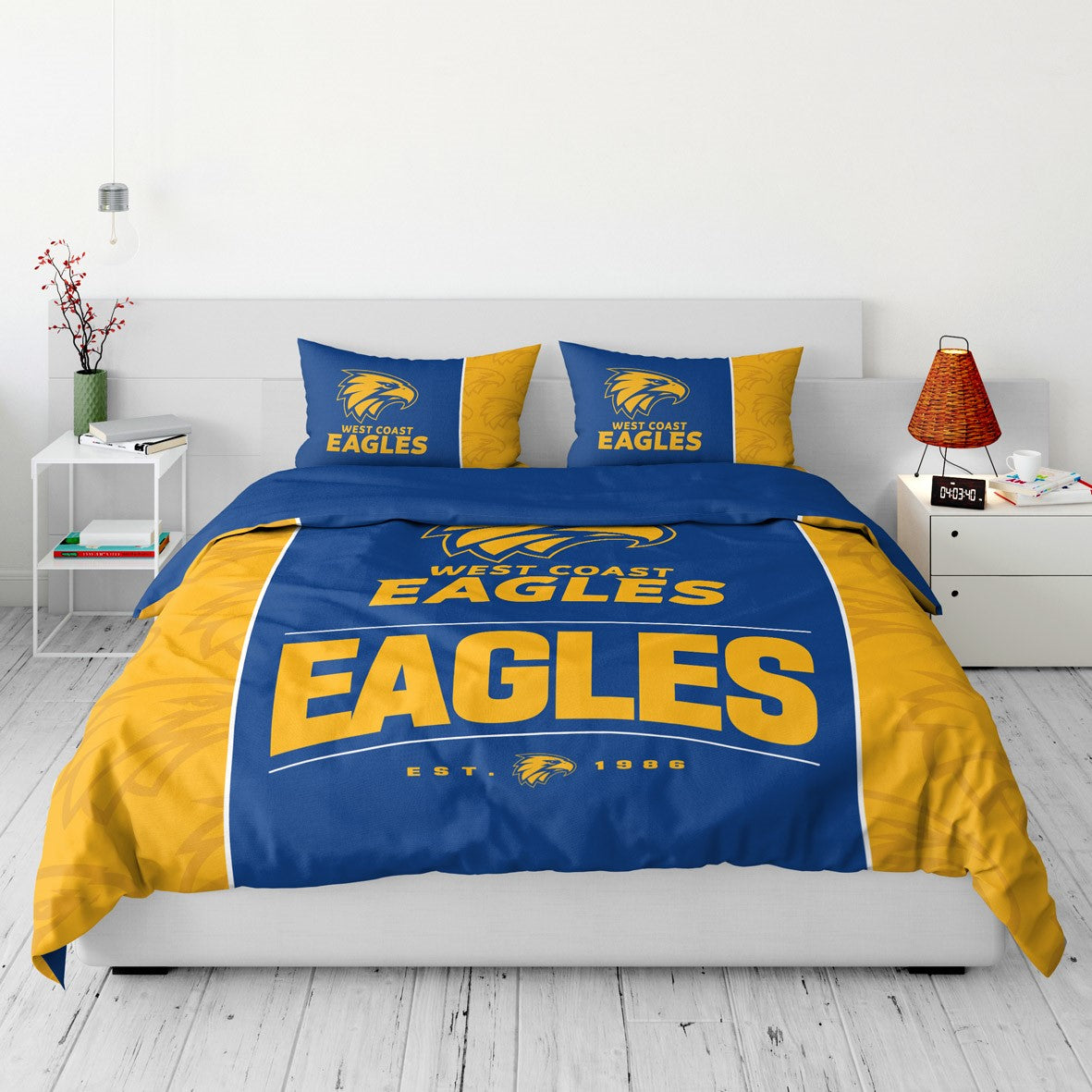 West Coast Eagles Queen Quilt Cover