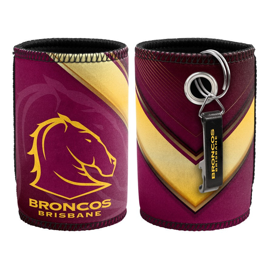 Brisbane Broncos Can Cooler and Bottle Opener