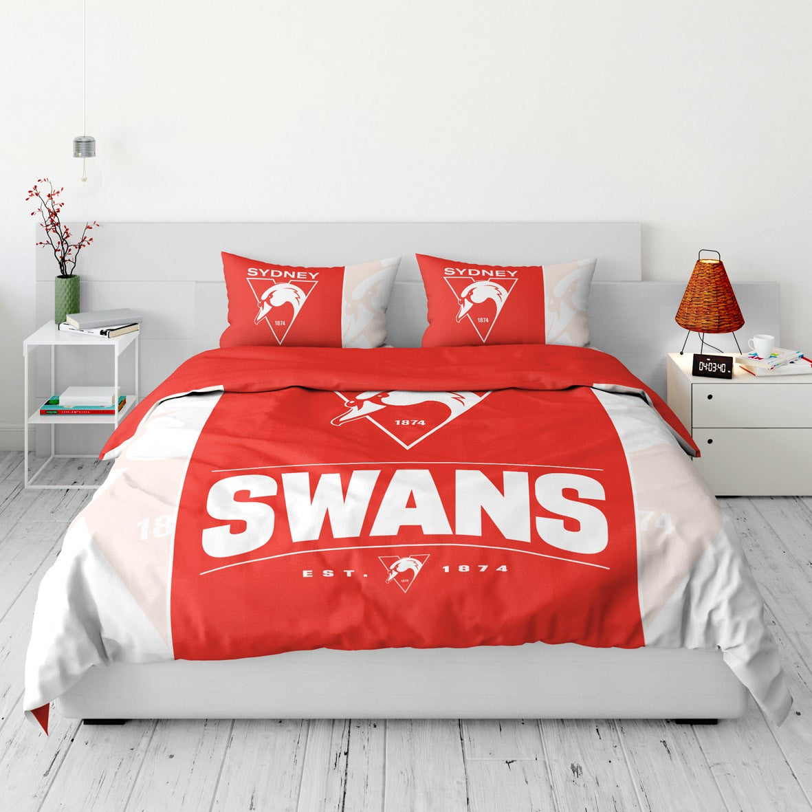 Sydney Swans Queen Quilt Cover