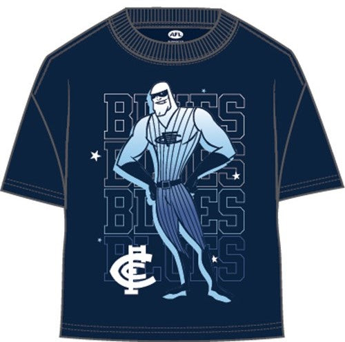 Carlton Blues Baby Tee (Navy)