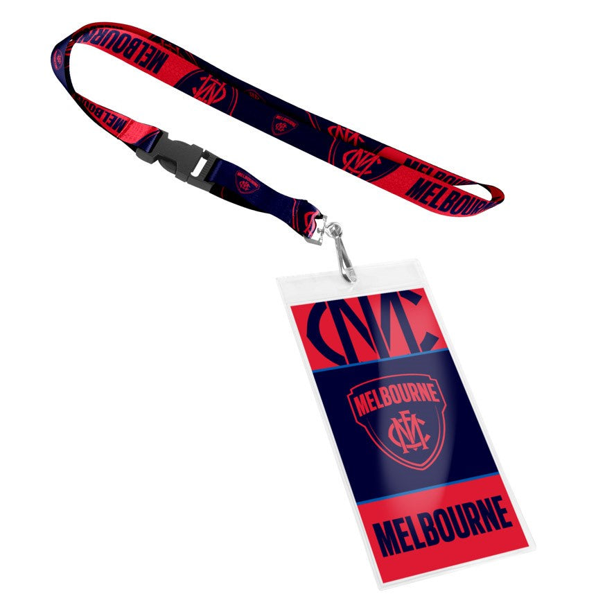 Melbourne Demons Card Pocket Lanyard