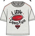 Essendon Bombers Baby Tee (White Marle)