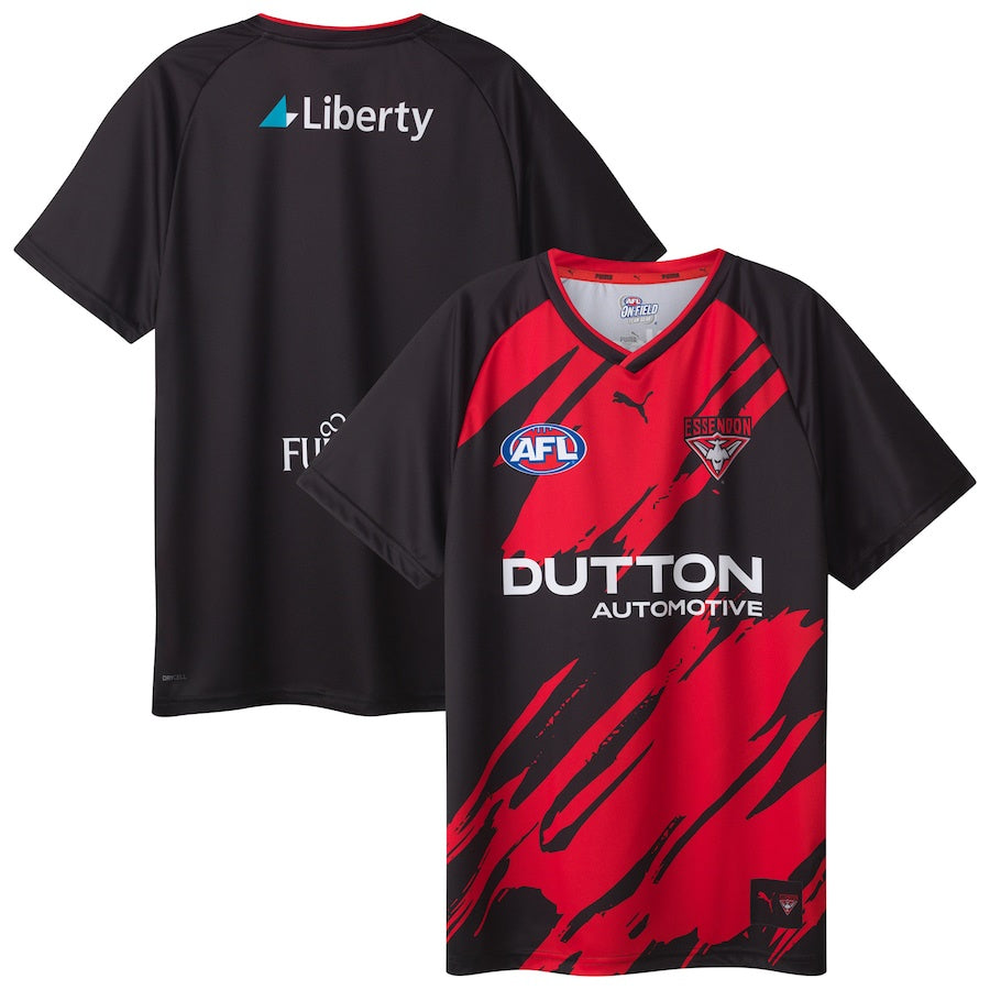 Essendon Bombers 2025 Warm Up Top
