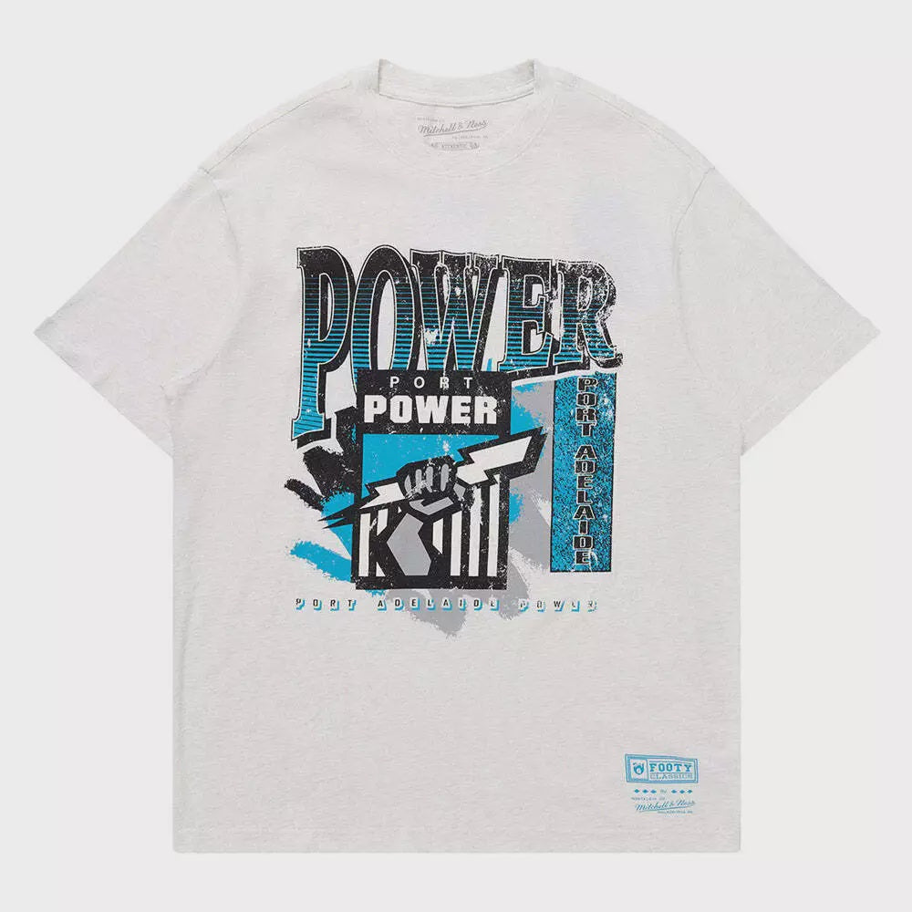 Port Adelaide Power Mitchell & Ness Youth Brush Off Tee