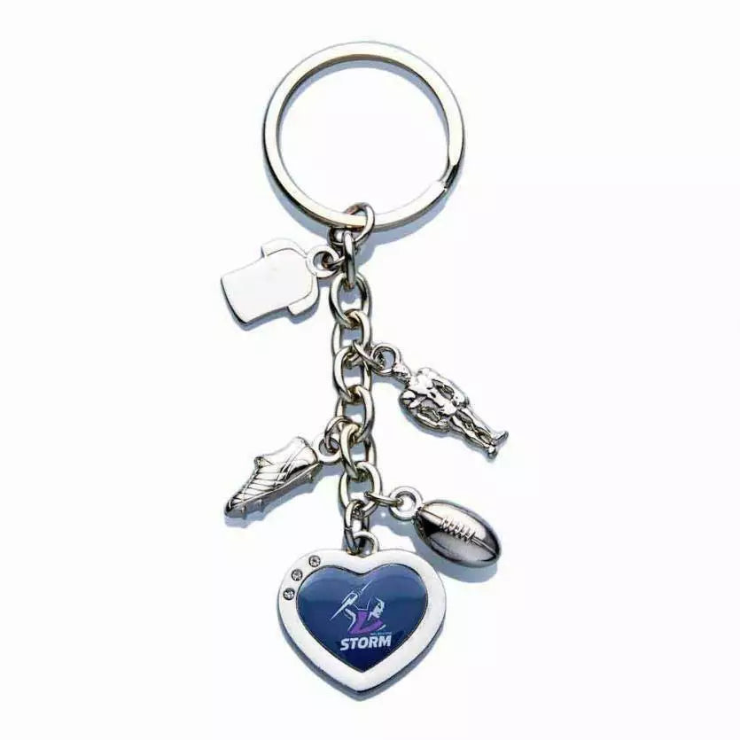 Melbourne Storm Charm Keyring
