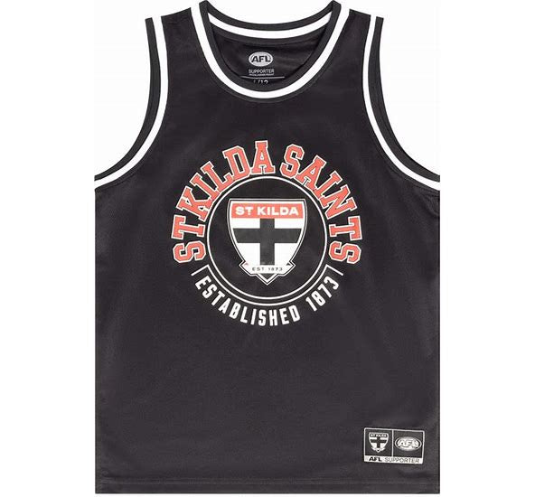 St Kilda Saints Youth Mesh Basketball Singlet