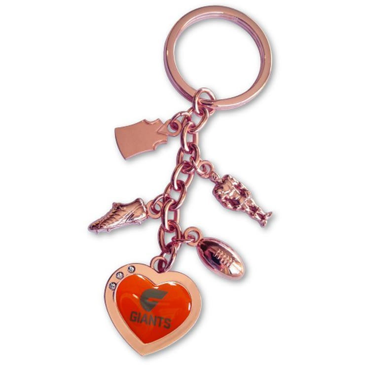 Greater Western Sydney Giants Charm Keyring