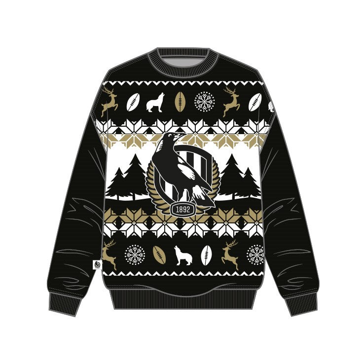 Collingwood Magpies Winter Knit