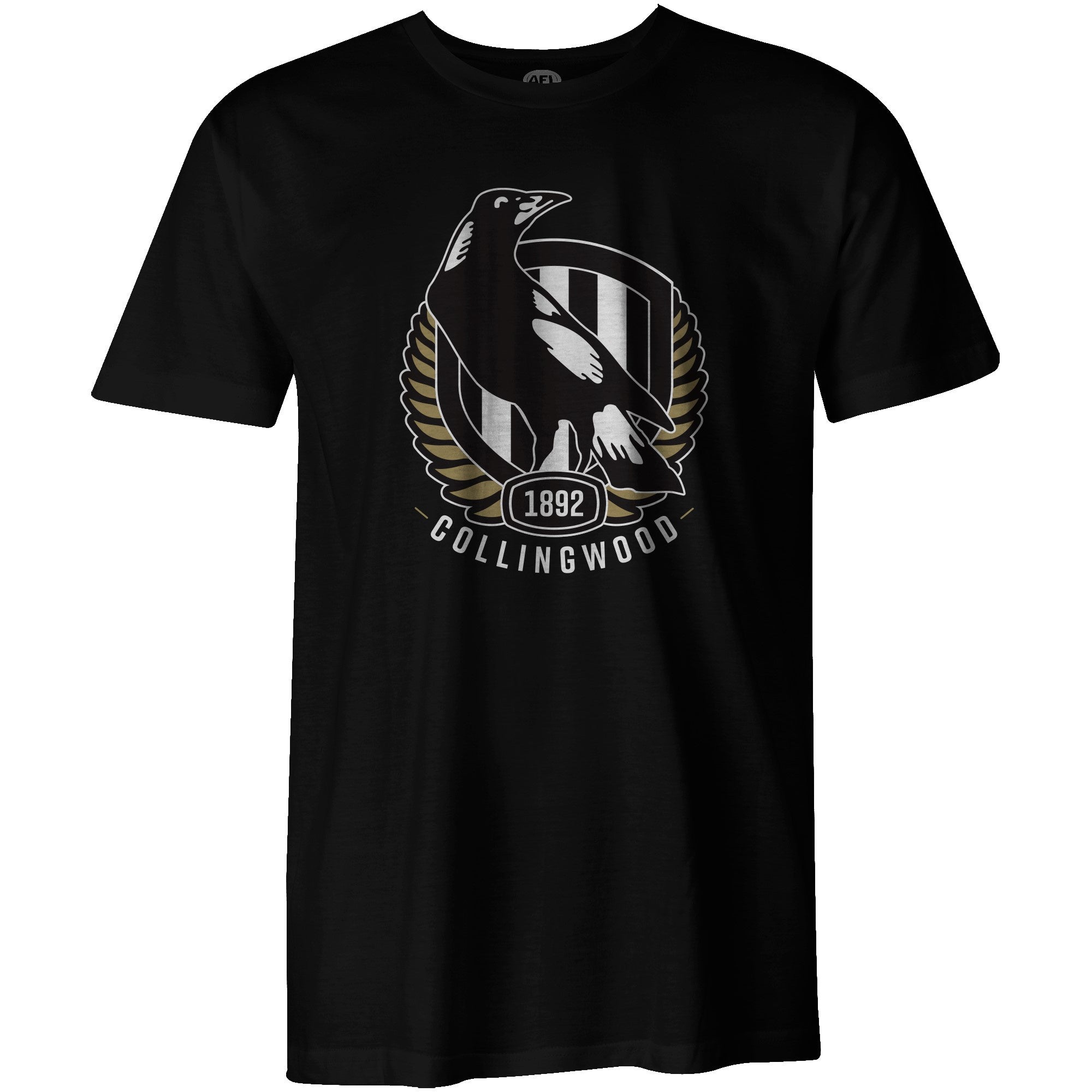 Collingwood Magpies Logo Tee - Gold