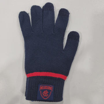 Melbourne Demons Touchscreen Gloves