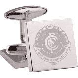 Carlton Blues Silver Cufflinks