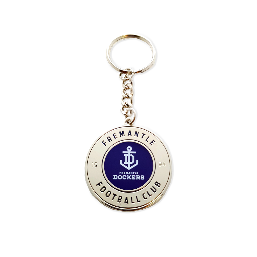Fremantle Dockers Round Keyring