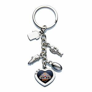 West Tigers Charm Keyring