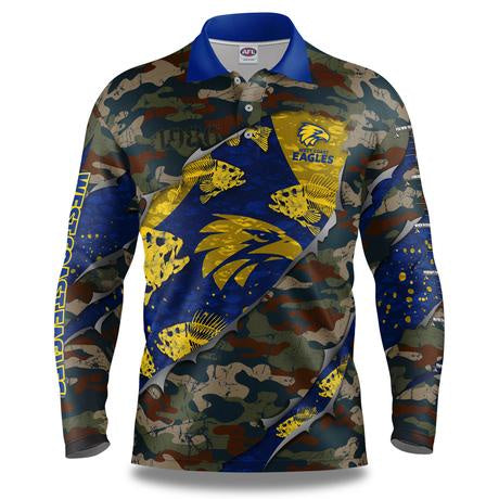 West Coast Eagles Youth Fishing Shirt