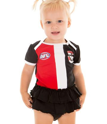 St Kilda Saints Baby Girls Footysuit